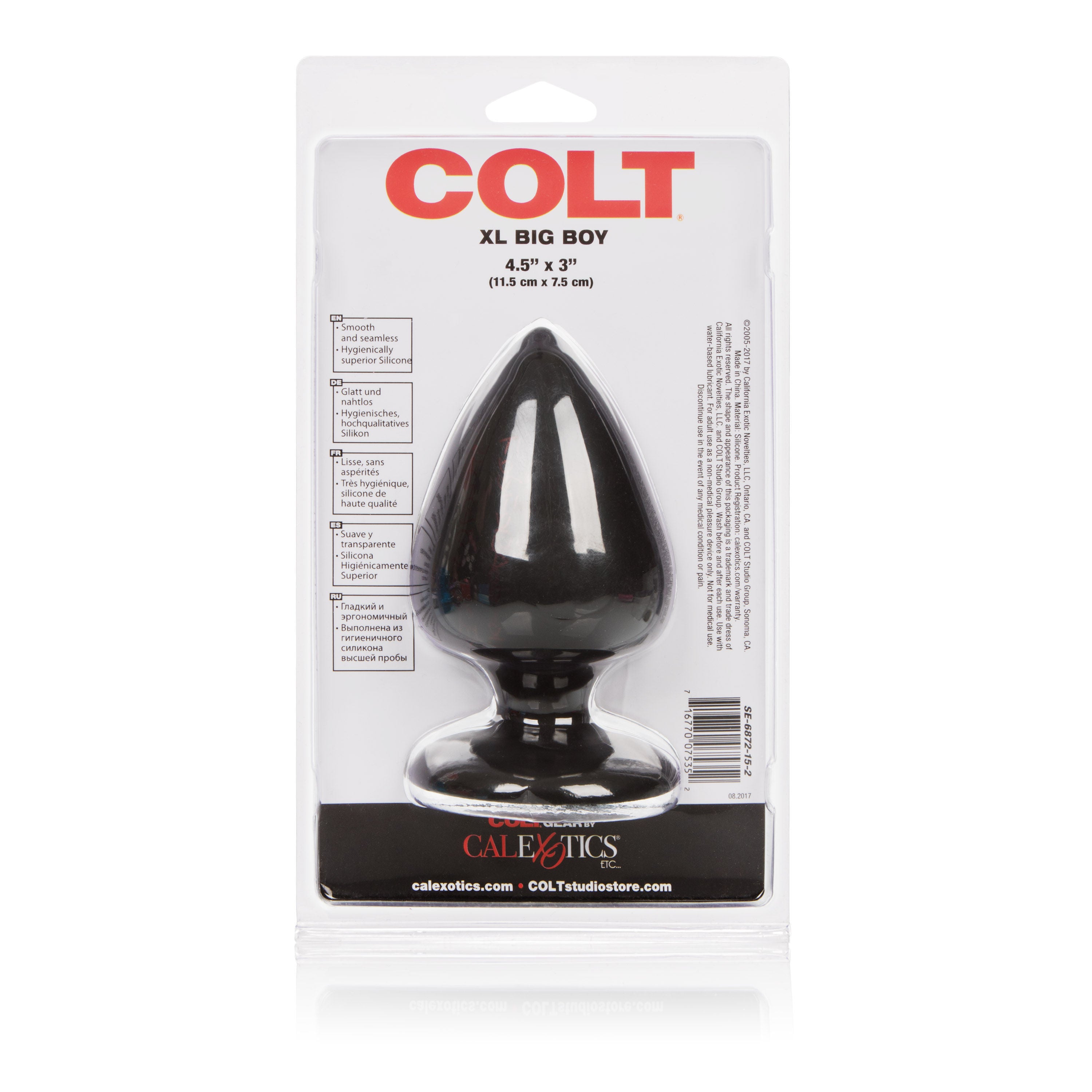 Colt Big Boy Black Silicone Man Sized Probe With Sturdy Base ANAL TOYS