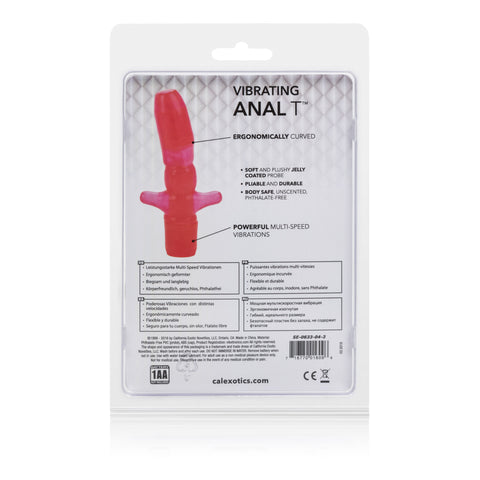 Powerful Soft Jelly Coated Vibrating Anal Stimulator Toy Butt Plugs