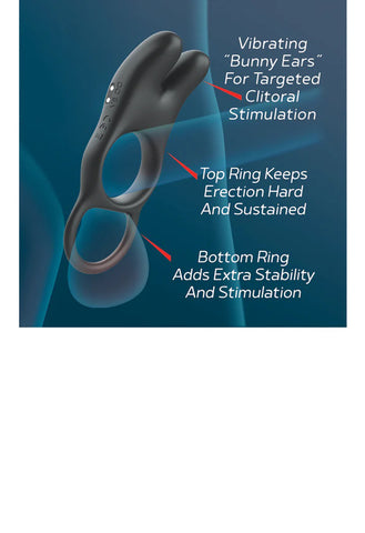 Red Dot Rings V1 USB Rechargeable Vibrating Cock Ring with Remote Cock Rings Vibrating