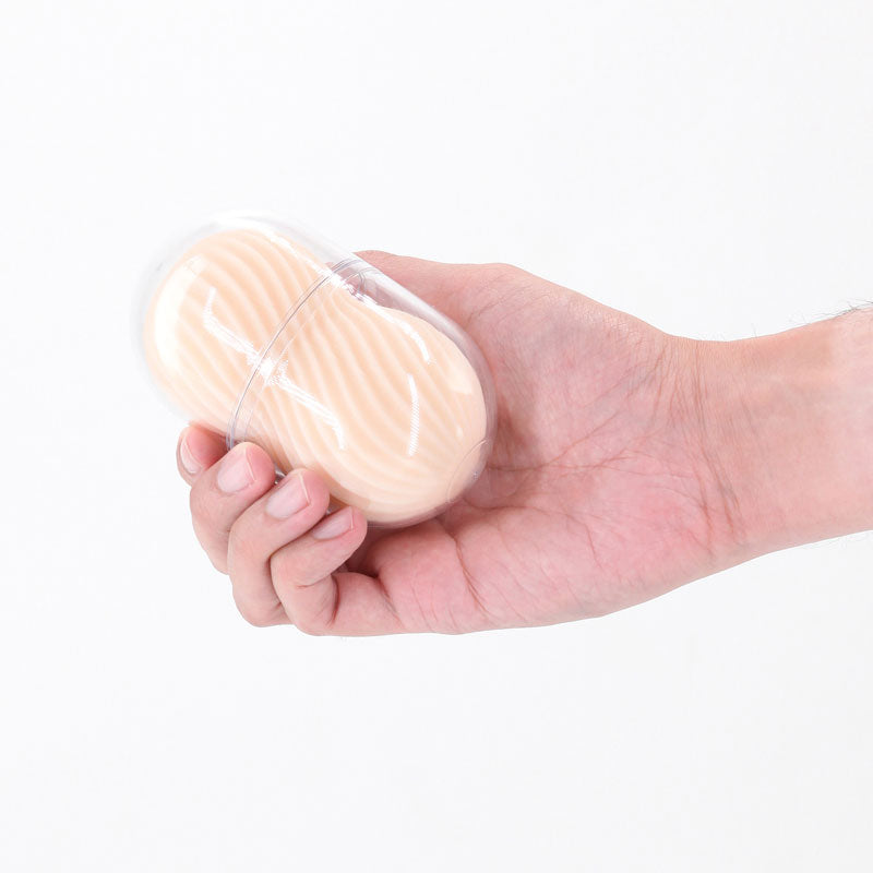 Pocket Pals Misty White – Compact Reversible TPE Stroker Strokers - Cup|Egg