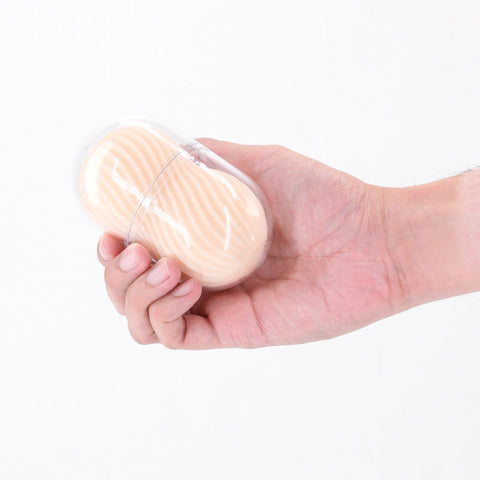 Pocket Pals Misty White – Compact Reversible TPE Stroker Strokers - Cup|Egg