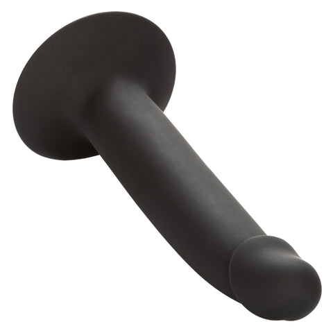 CalExotics Silicone Slim Anal Stud Black Slim Shaft with Suction Cup Base > Anal Range > Butt Plugs