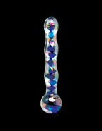 Pipedream Icicles No. 8 (Clear Blue) – Handcrafted Luxury Glass Massager Wand > Glass > Toys