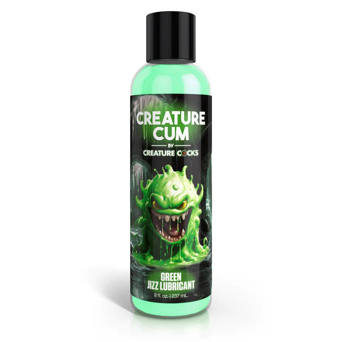 Creature Cum Green Water-Based Lubricant 8oz for Intimacy Green Speciality Lubricants