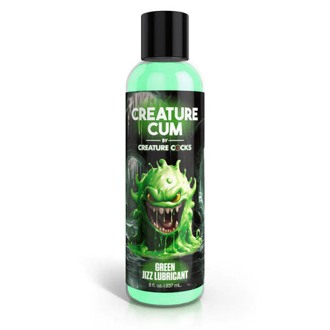 Creature Cum Green Water-Based Lubricant 8oz for Intimacy Green Speciality Lubricants