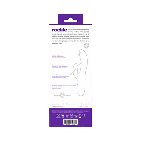 Rockie Dual Rabbit Vibrator for G-Spot and Clit VIBRATORS-RABBIT