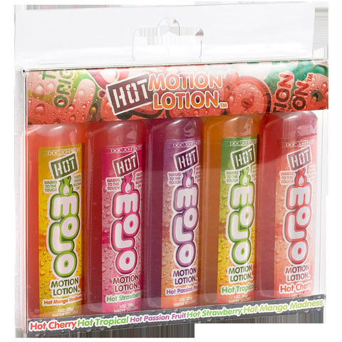 Hot Motion Lotion 5 Pack Warming Massage Oil for Couples Massage Oil
