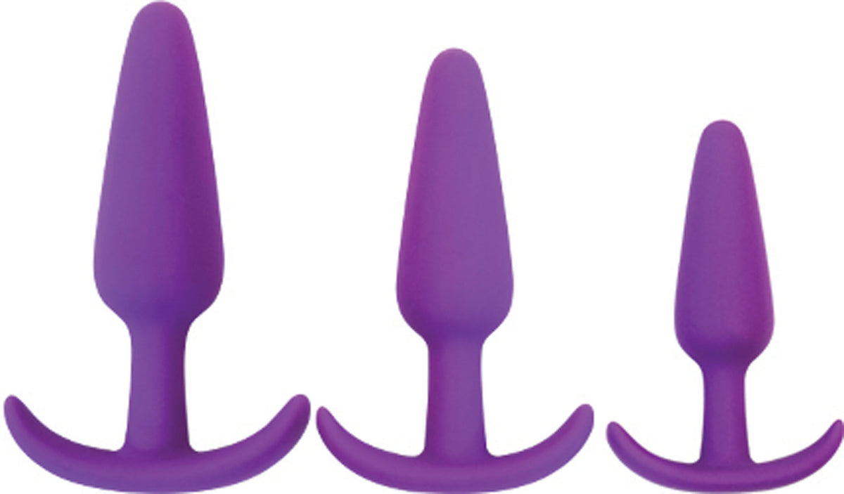 Gossip Rump Rockers Magenta Anal Plug Trainer Set Silicone > Anal Range > Butt Plug Kits Main image