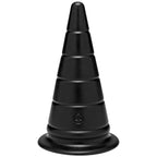 TitanMen 6 Inch Anal Stretcher Plug with Ribbed Texture Design Black > Anal Range > Oversized Anal Toys