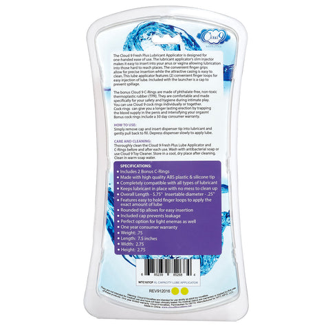 Fresh XL Lube Applicator with C Rings for Precise Control Lube Applicator