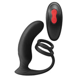 Xgen Products ANAL TOYS Black Envy Thumbs Up P-Spot Vibrator & Dual Stamina Ring 848416010073