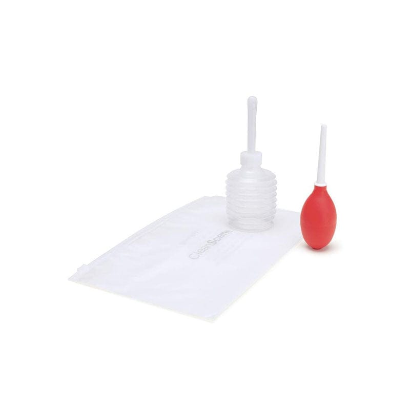 Xgen Products HEALTH CARE Red CleanScene 4 Piece Mini Travel Douche with One Way Valve 848416010370