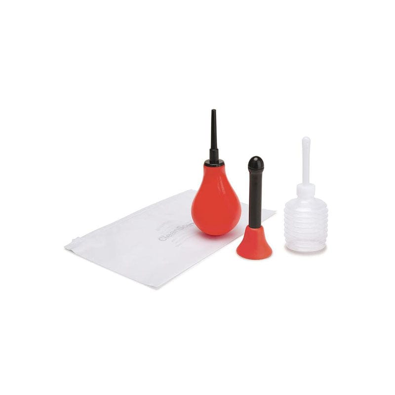 Xgen Products HEALTH CARE Red CleanScene 5 Piece Anal Douche Set with Classic & Flared Tips 848416010400