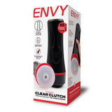 Xgen Products MASTURBATORS Clear ENVY Squeezable  Clutch Stroker 848416013470