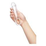 Xgen Products SLEEVES Clear Size Up 1 Inch See-Thru Penis Extender with Ball Loop 848416010578