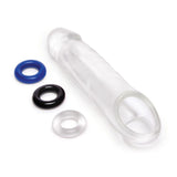 Xgen Products SLEEVES Clear Size Up 1 Inch See-Thru Penis Extender with Ball Loop 848416010578