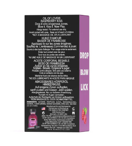 Kama Sutra Oil of Love Raspberry Kiss Warming Massage Oil > Essentials > Massage Oil