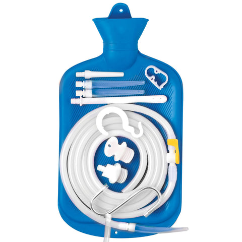 Deluxe Shower Enema Bag and Nozzle Kit for Comfortable Cleansing Experience Douches