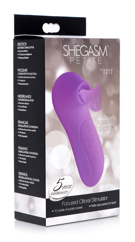 Shegasm Petite (Purple) – Slim Focused Clitoral Stimulator Clit Stimulators