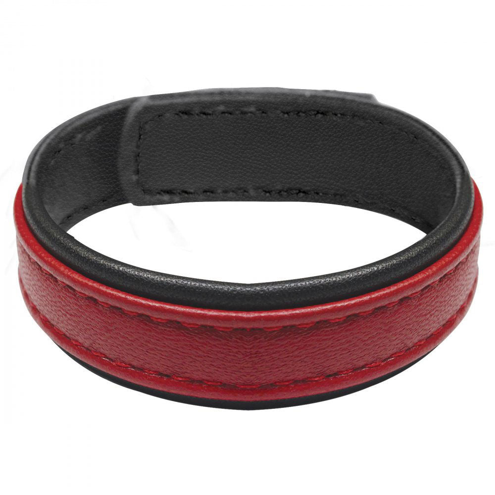 Adjustable Leather Cock Ring with Velcro Closure > Clothes > Mens Leather
