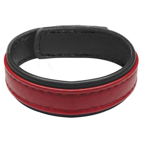 Adjustable Leather Cock Ring with Velcro Closure for Beginners COCK RINGS