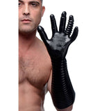 XR Brands BONDAGE-TOYS Black Pleasure Fister -  Textured Fisting Glove 848518031778