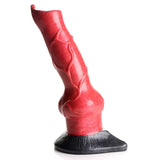 XR Brands DONGS Red Creature Cocks Hell-Hound Canine Penis Silicone Dildo - 848518046079