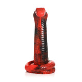 XR Brands DONGS Red Creature Cocks King Cobra Silicone Dildo 848518052087