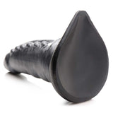 XR Brands DONGS Silver  Creature Cocks Beastly Tapered Bumpy Silicone Dildo 848518046116