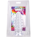 Crystal Jellies Anal Twist 7-Inch Flexible Anal Toy