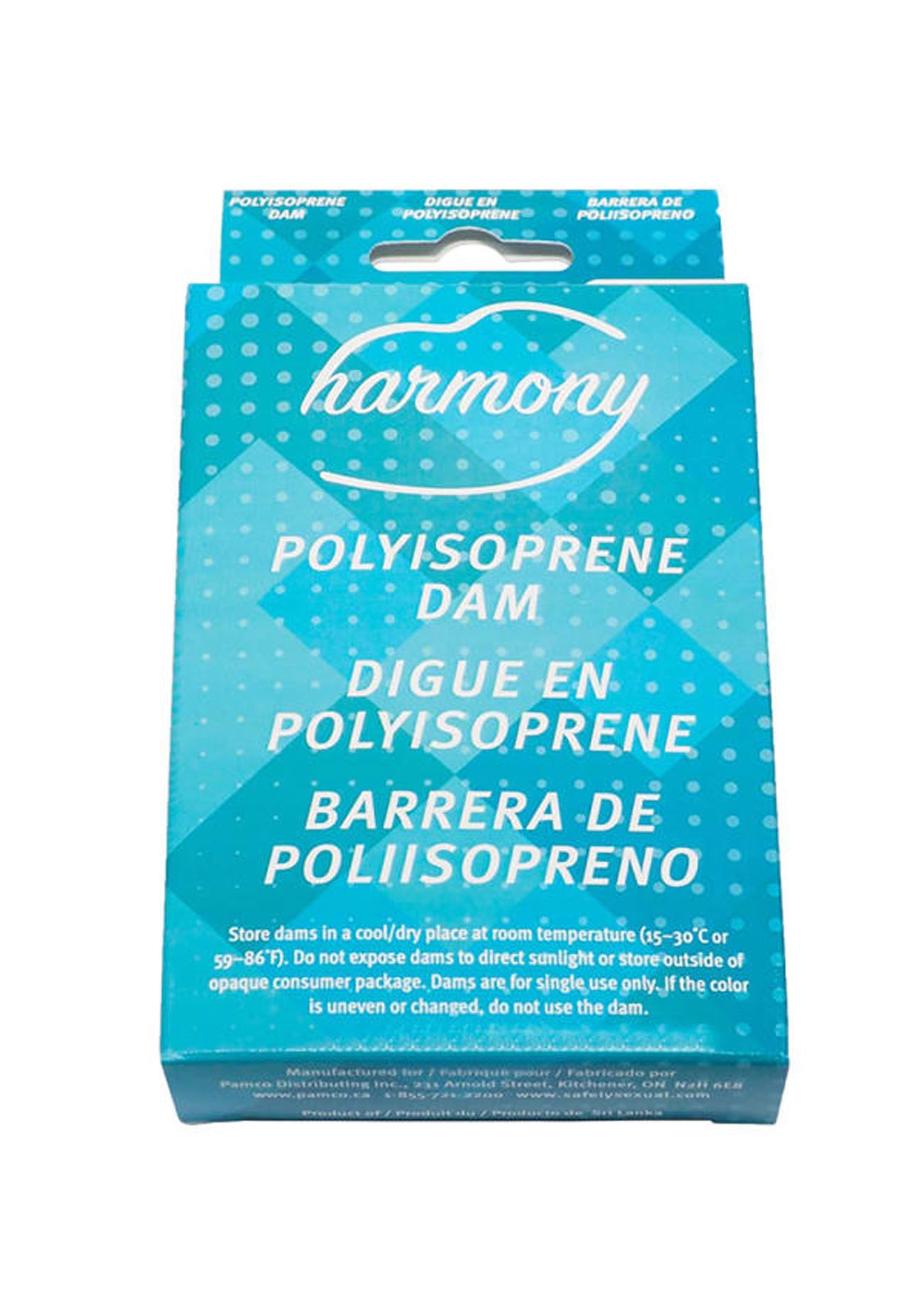 Harmony Polyisoprene Female Dams 6 Count Non-Latex Barrier Default Title Condoms
