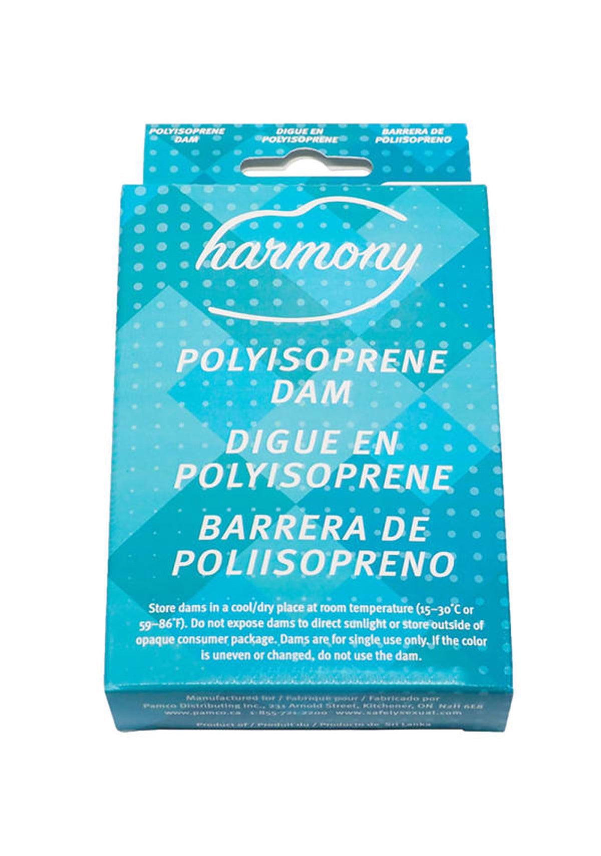 Harmony Polyisoprene Female Dams 6 Count Non-Latex Barrier Default Title Condoms
