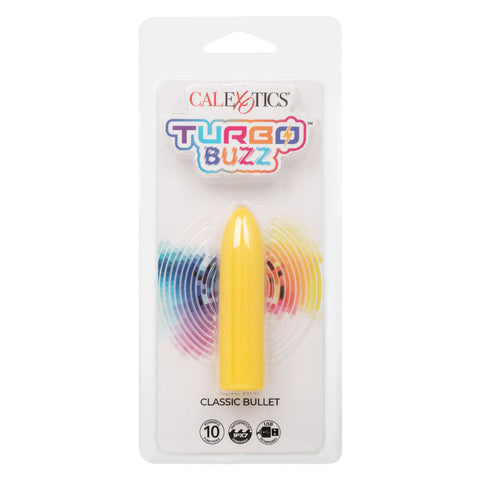Turbo Buzz Classic Bullet Vibrator Blue Compact Powerful Adult Yellow BULLETS
