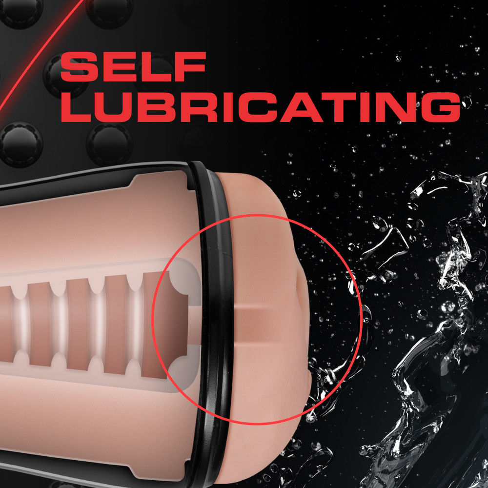 M for Men Soft and Wet Self Lubricating Stroker Cup Vanilla > Sex Toys For Men > Masturbators Cup