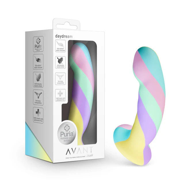 Avant Daydream (Pastel Hues) – Handcrafted Dildo 5.25 Inches insertable Multi > Dildos > Neutral Dildos