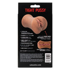 Stroke It Tight Pussy – Heavy-Duty Stroking Sleeve Brown > Sex Toys For Men > Masturbators > Manual