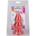 Crystal Jellies Double Pop Plug – Phthalate-Free Silicone 6 Inch Butt Plug Pink > Anal Range > Butt Plugs