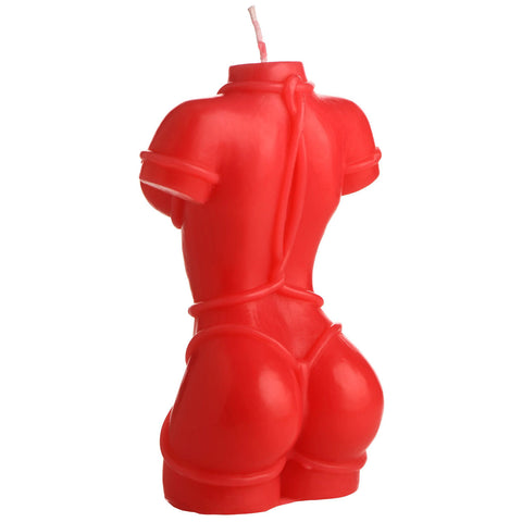 Bound Goddess Black Drip Candle Erotic Torso Sculpture Decor Drip Candles