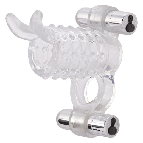 Endless Desires Rechargeable Couples Enhancer with Vibrations Clear BULLETS