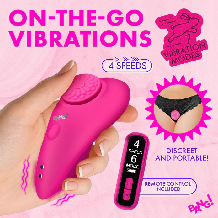 Silicone Panty Vibe (Pink) – Remote-Controlled 3.3 Inch Panty Vibrator > Sex Toys For Ladies > Panty Vibes