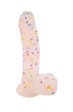 Get Lucky Confetti Bendable Dildo 8.5 Inch Silicone Toy > Dildos > Realistic Dildos