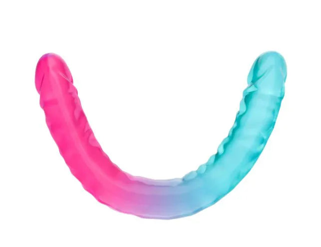 B Yours Candy Papi Sugar Stud 17.75 Inches – Flexible Double Dong Vibrator > Dildos > Double Dildos