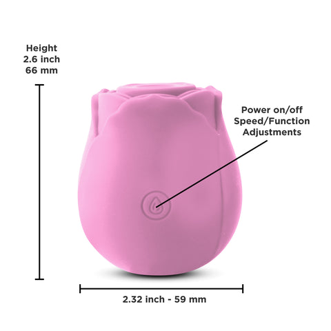 Inya The Rose Clitoral Air Pulsation Stimulator Pink Rose Stimulators