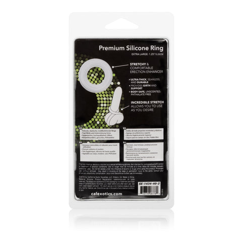 Premium Silicone Ring XL Clear for Enhanced Comfort and Support Clear COCK RINGS