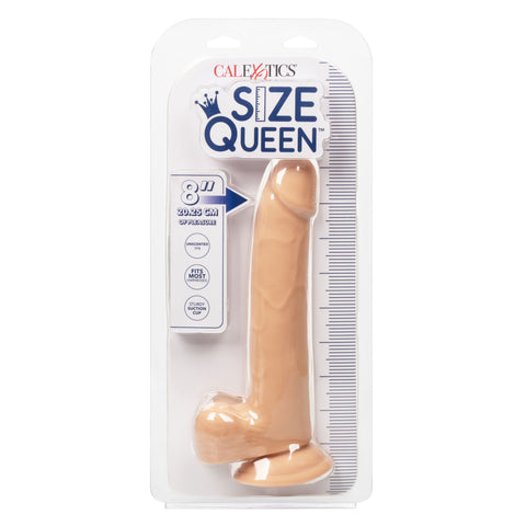 Size Queen 8 Inch Realistic Dong in Ivory for Adult Pleasure Dongs Realistic