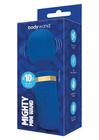 Bodywand Mini Wand Mighty Wand – Silicone, USB Rechargeable, 10 Modes Vibrator Blue > Sex Toys > Mini Massagers
