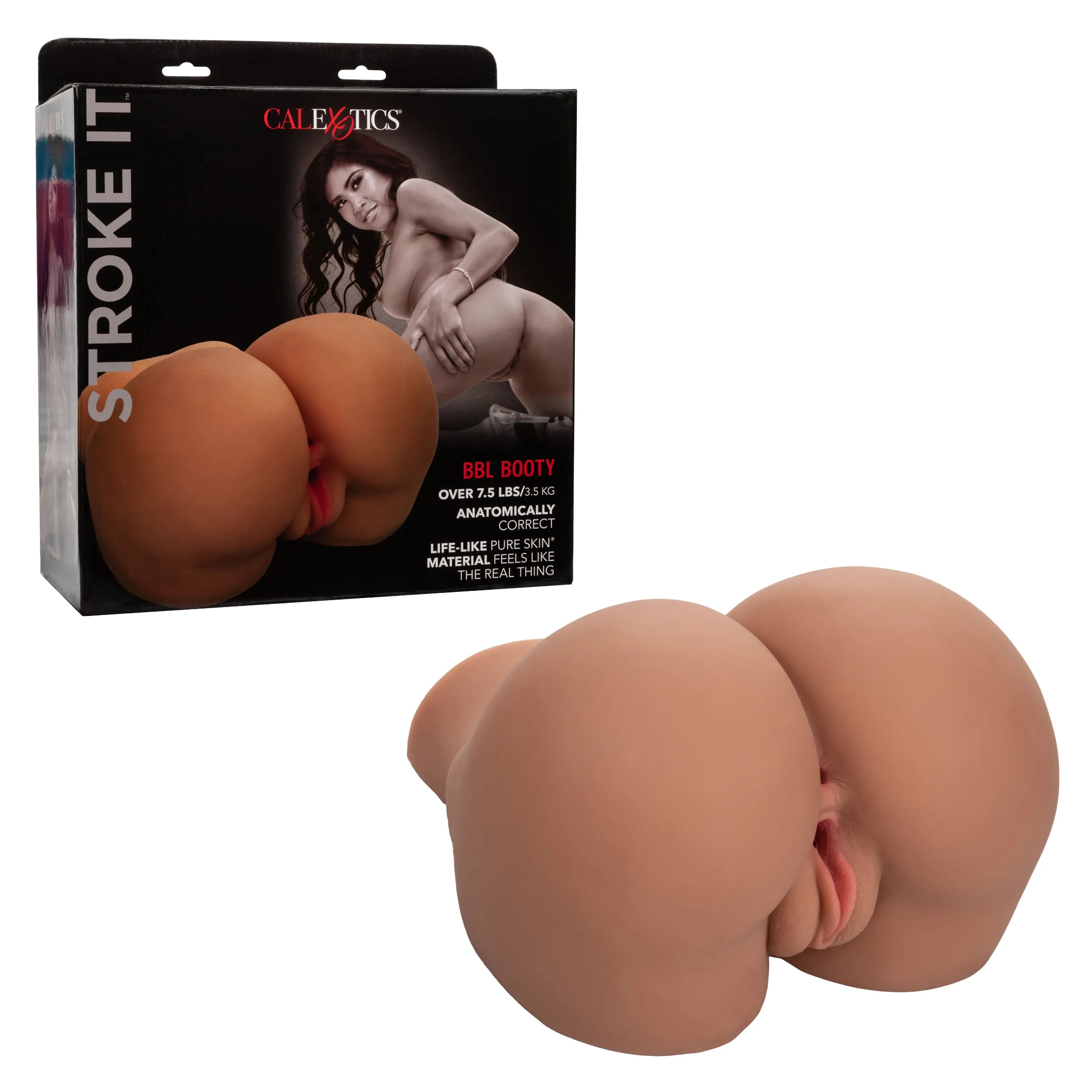 Stroke It Bbl Booty - Brown > Sex Toys For Men > Masturbators > Manual