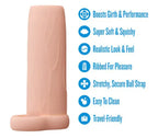 Performance Enhancement Sleeve 4.25 Inch – Soft Flexible Penis Extender Sleeve > Sex Toys For Men > Penis Sleeves