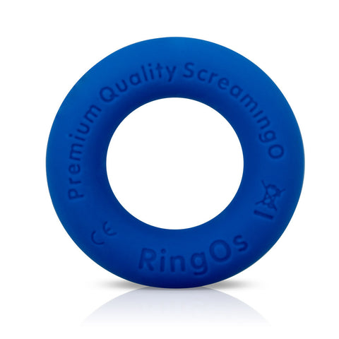 Screaming O RingO Ritz Black Liquid Silicone Cockring Toy Blue COCK RINGS