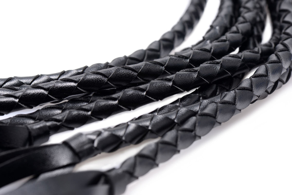 8 Tail Braided Flogger – Durable Leather Bondage Flogger > Bondage Gear > Whips & Floggers